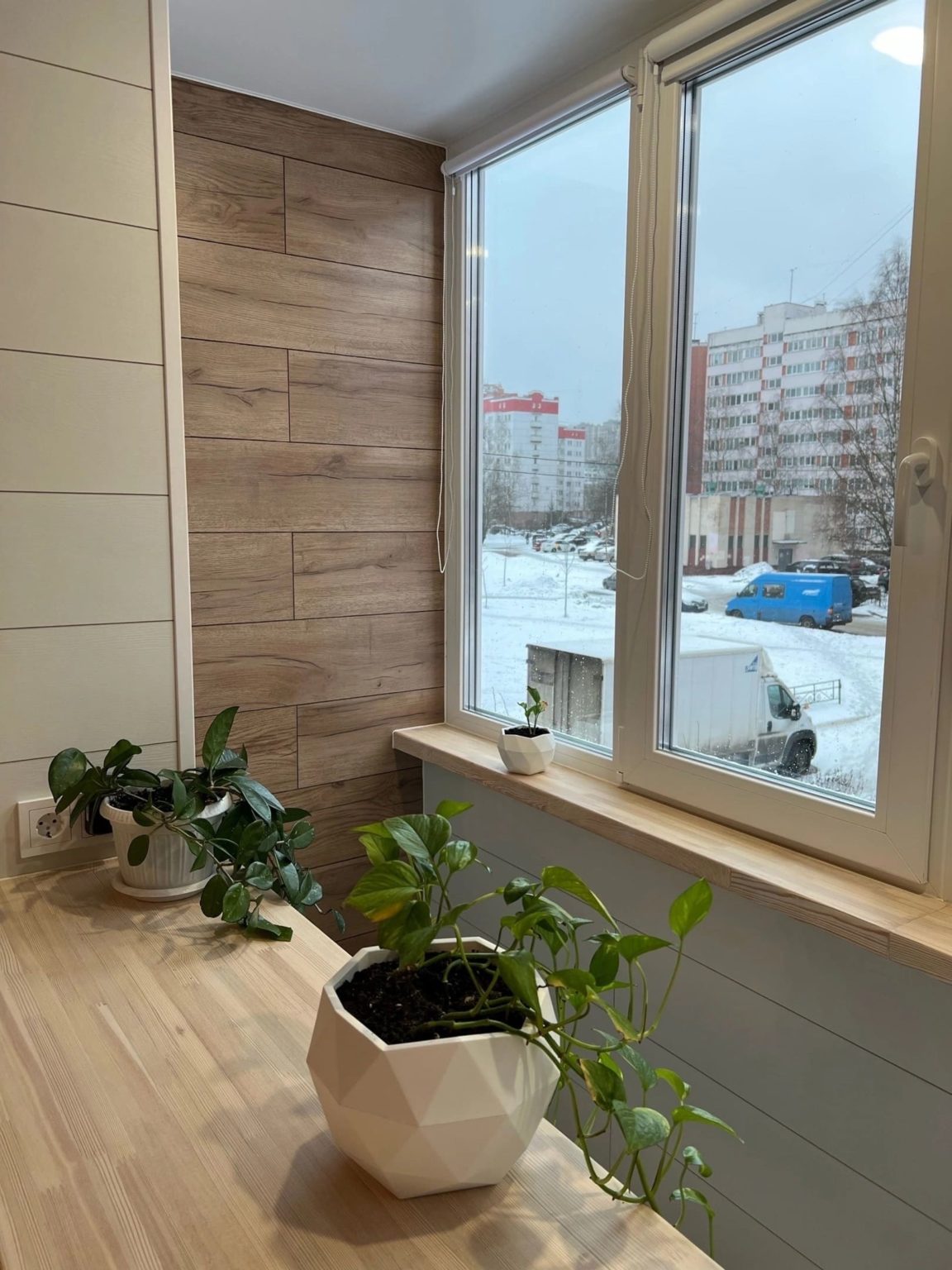 Пример отделки и объединения с комнатой балкона 2,3 м²-2
